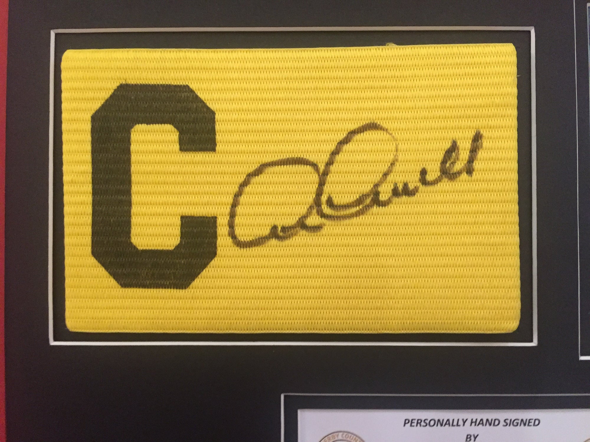 ARCHIE GEMMILL - SIGNERT KAPTEINSBIND MED EKTEHETSBEVIS/COA