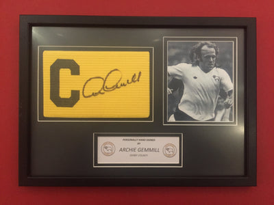 ARCHIE GEMMILL - SIGNERT KAPTEINSBIND MED EKTEHETSBEVIS/COA