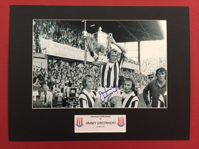 JIMMY GREENHOFF - SIGNERT BILDE MED EKTEHETSBEVIS/COA