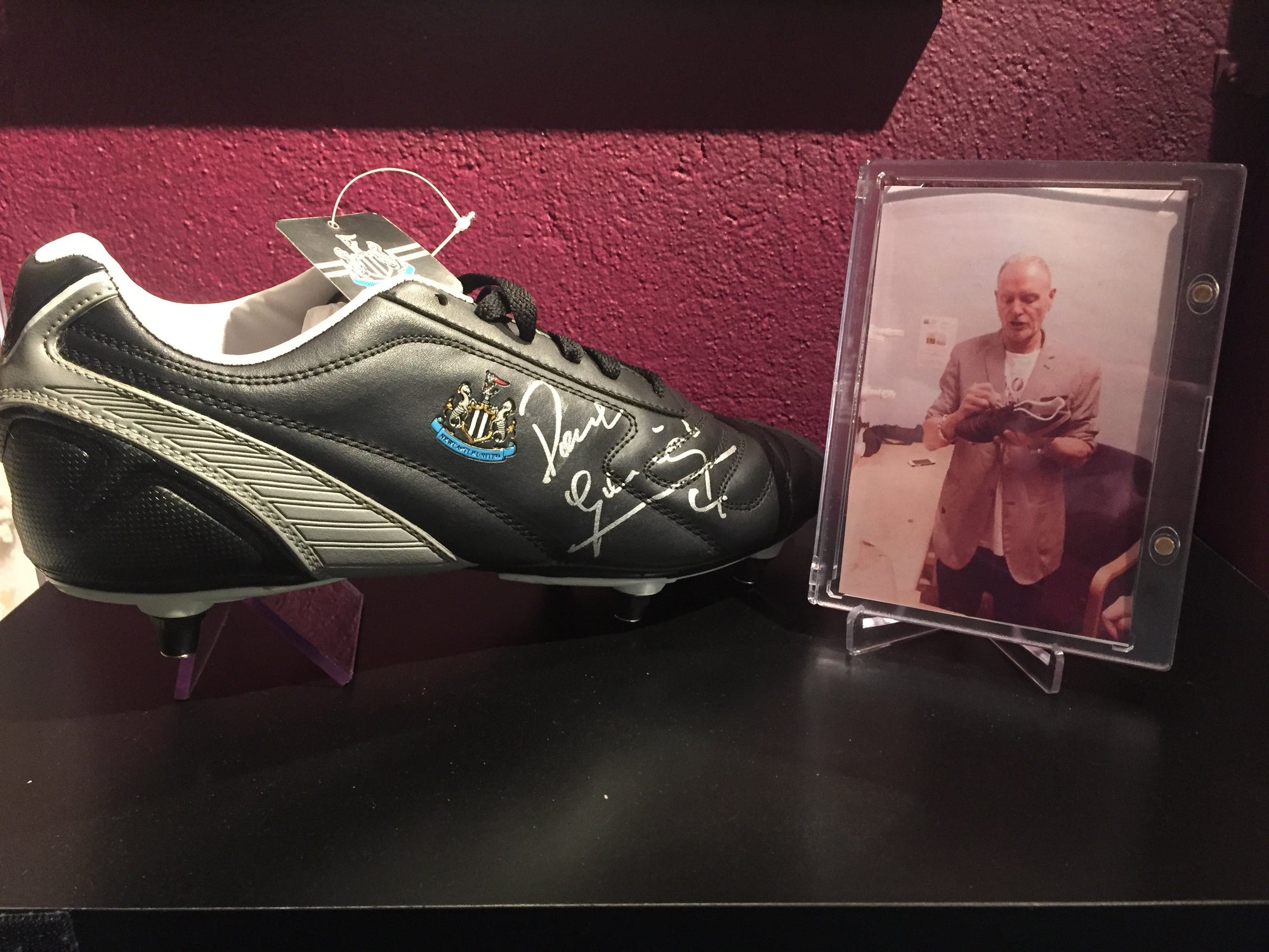 PAUL "GAZZA" GASCOIGNE - SIGNERT SKO MED EKTEHETSBEVIS/COA