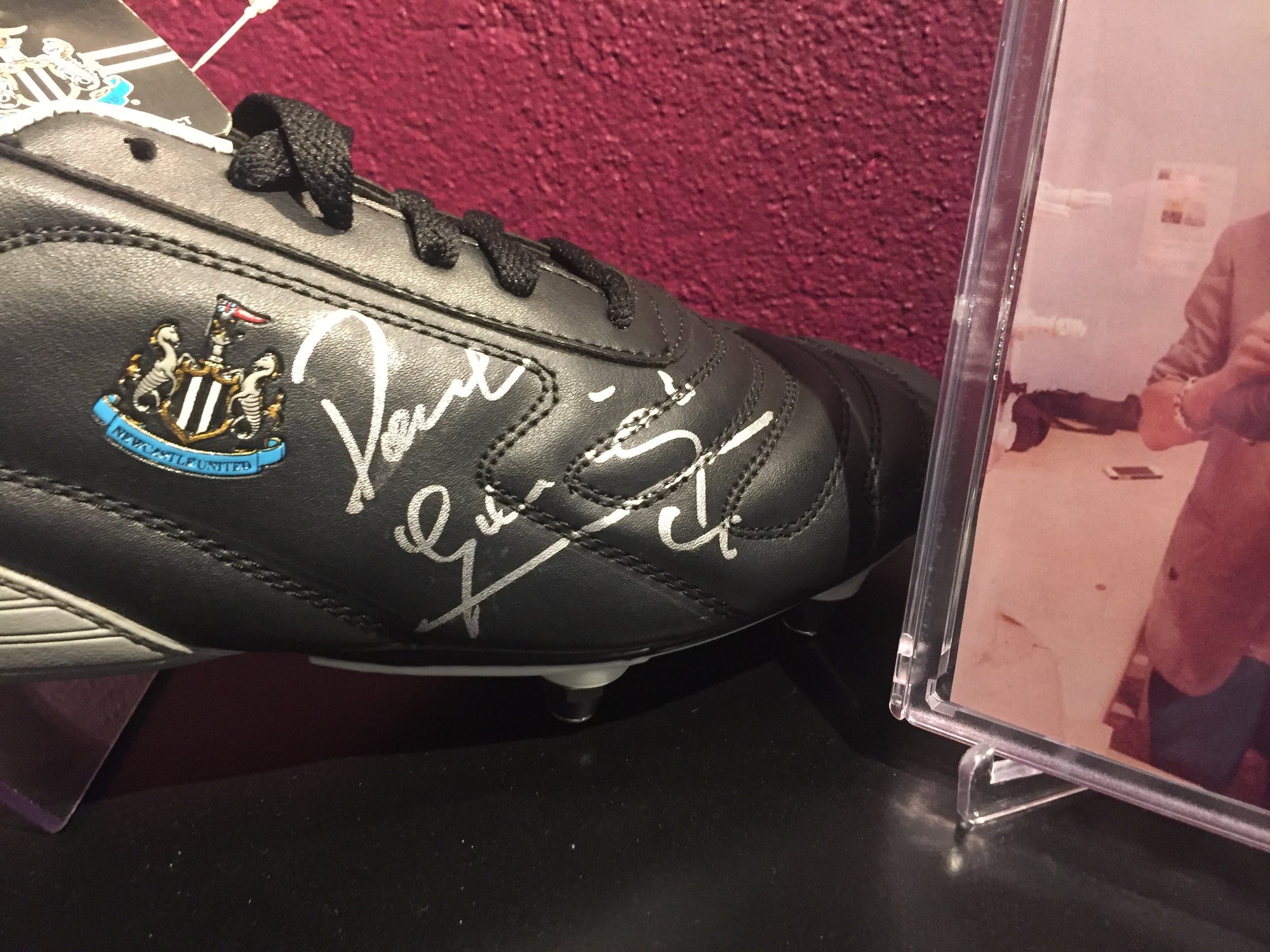 PAUL "GAZZA" GASCOIGNE - SIGNERT SKO MED EKTEHETSBEVIS/COA