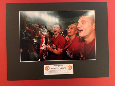 MICHAEL CARRICK - SIGNERT BILDE MED EKTEHETSGARANTI/COA