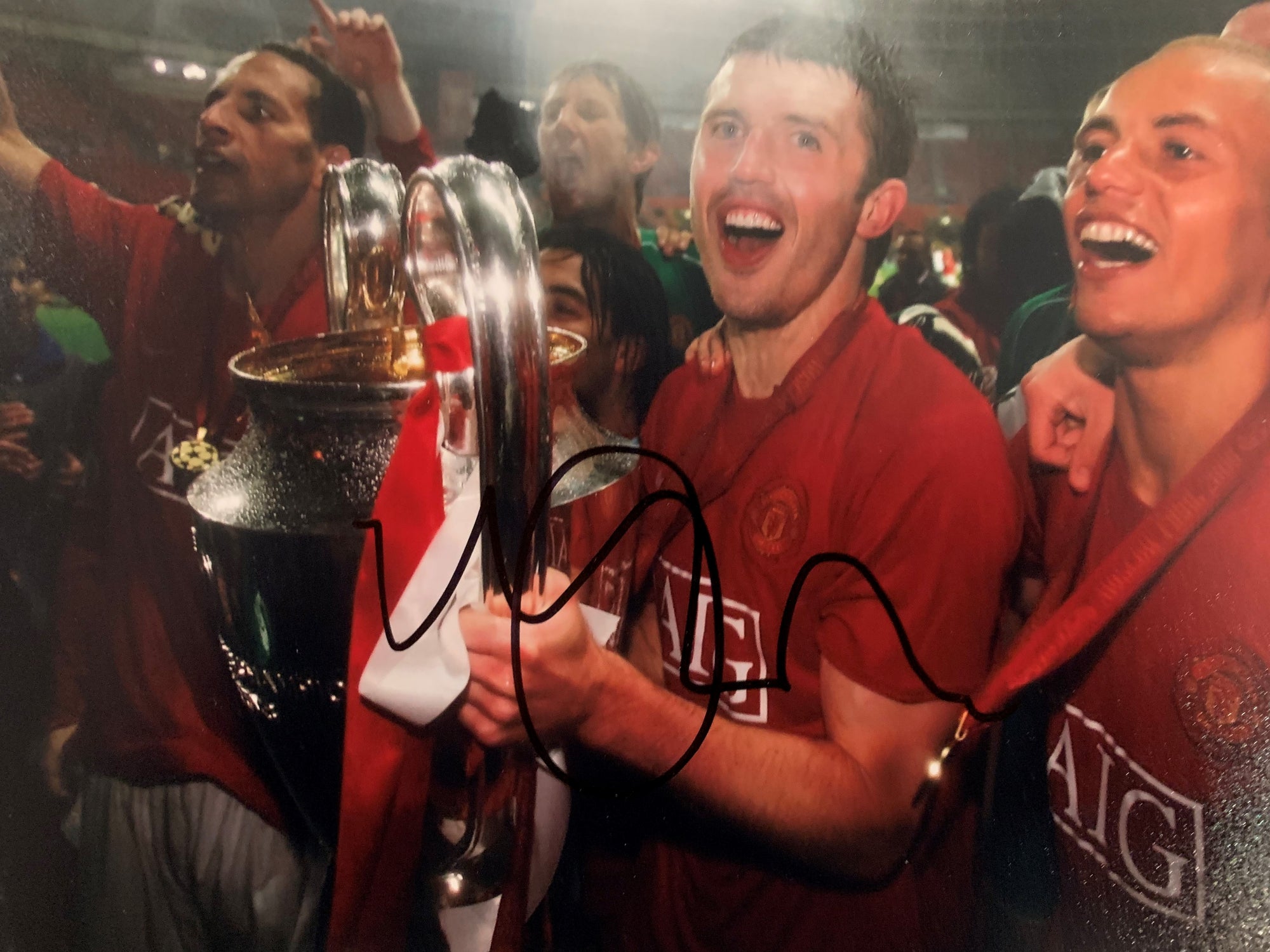 MICHAEL CARRICK - SIGNERT BILDE MED EKTEHETSGARANTI/COA