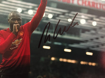 ROMELU LUKAKU - SIGNERT BILDE MED EKTEHETSGARANTI/COA