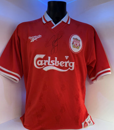 JOHN BARNES - SIGNERT DRAKT MED EKTEHETSGARANTI/COA