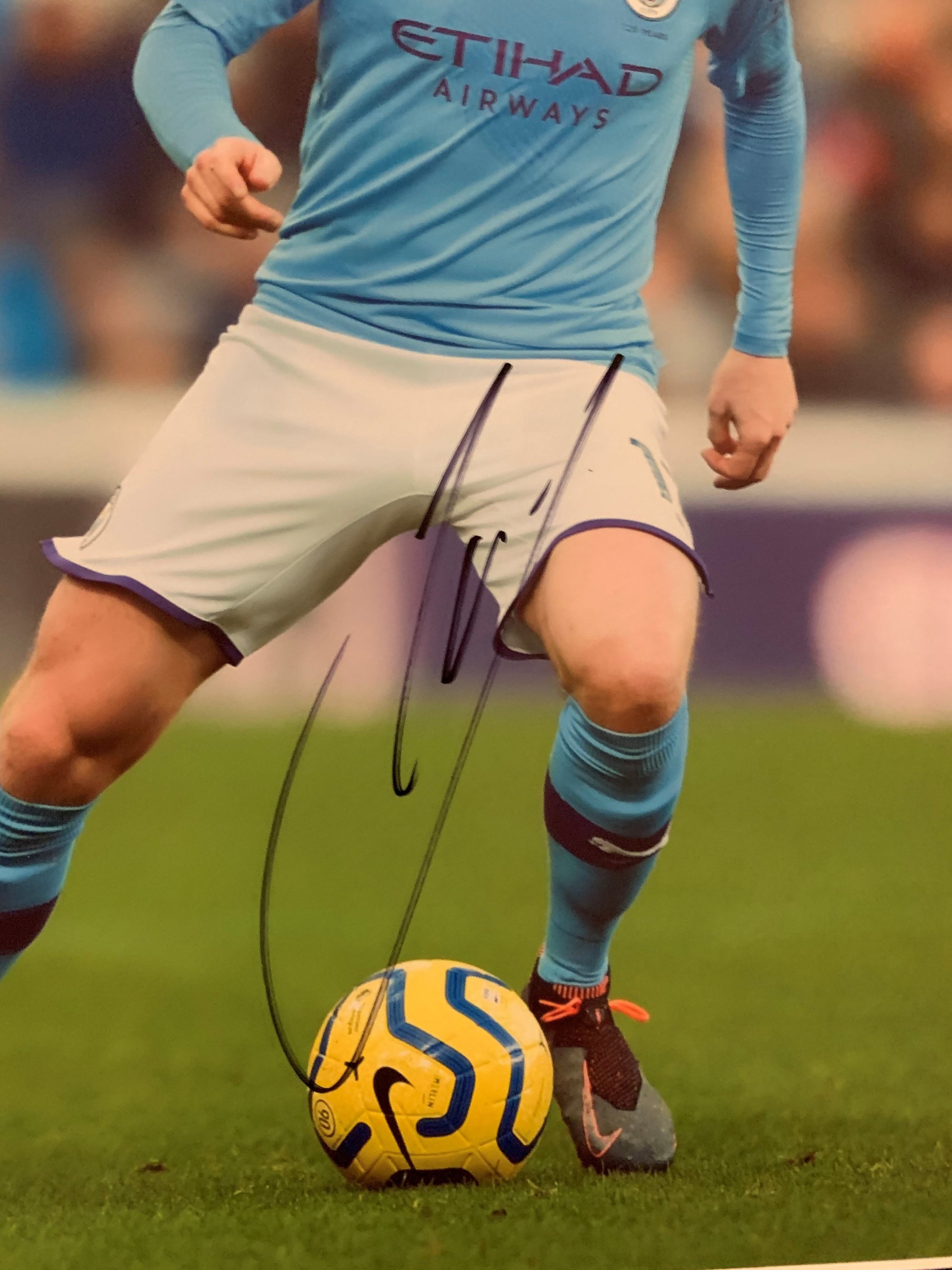 KEVIN DE BRUYNE- SIGNERT BILDE MED EKTEHETSGARANTI/COA
