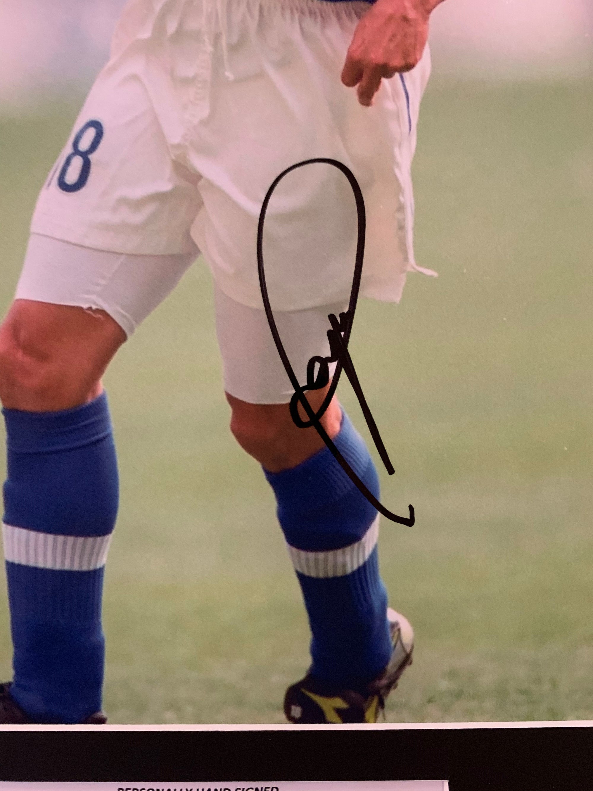 ROBERTO BAGGIO - SIGNERT BILDE MED EKTEHETSBEVIS/COA