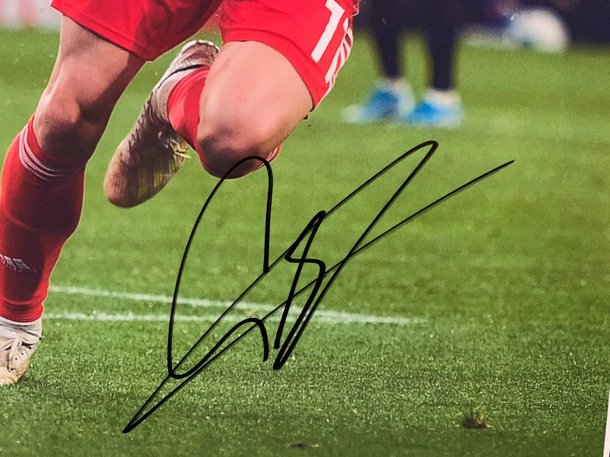GARETH BALE - SIGNERT BILDE MED EKTEHETSBEVIS/COA