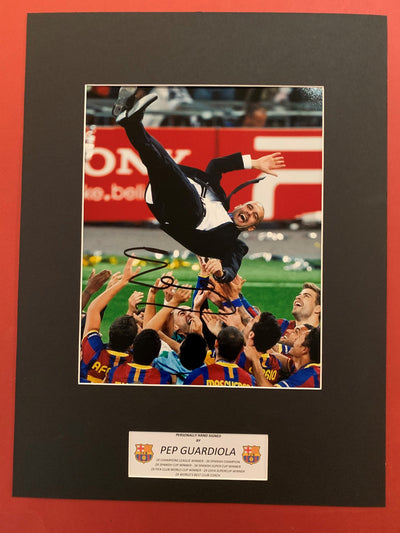 PEP GUARDIOLA - SIGNERT BILDE MED EKTEHETSBEVIS/COA