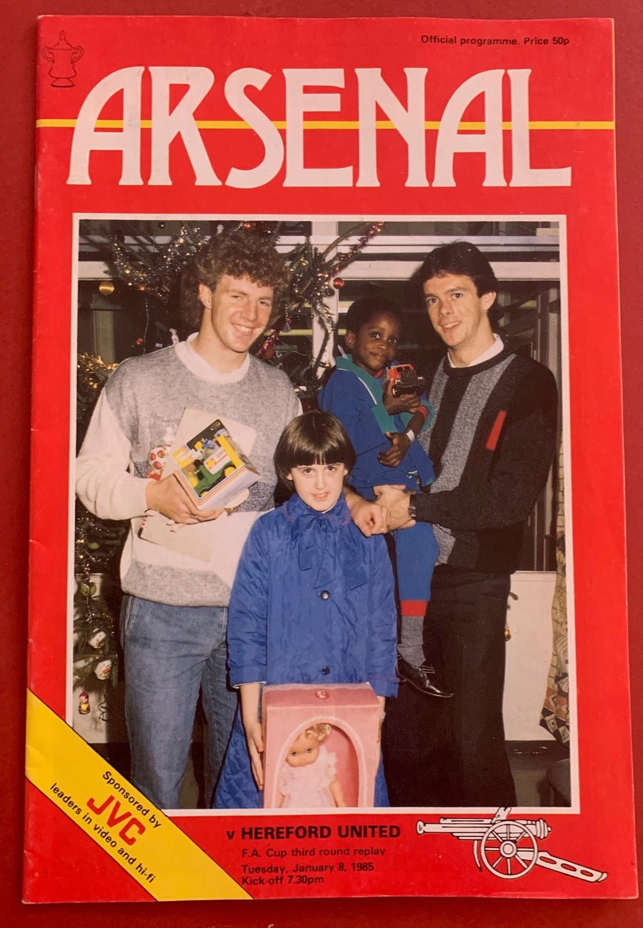 1985-8.1 - ARSENAL VS HEREFORD UNITED