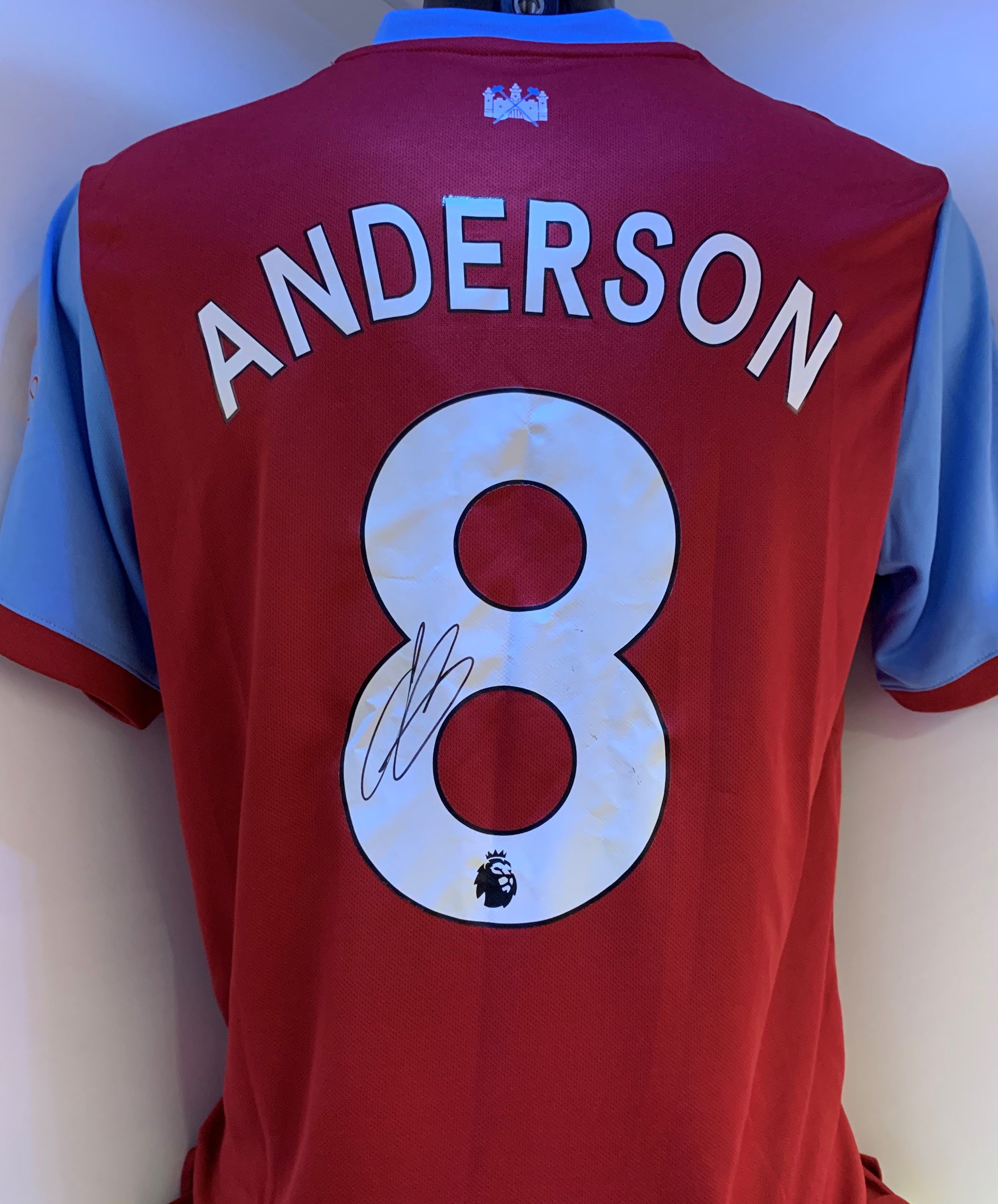 FELIPE ANDERSON - SIGNERT DRAKT MED EKTEHETSBEVIS/COA