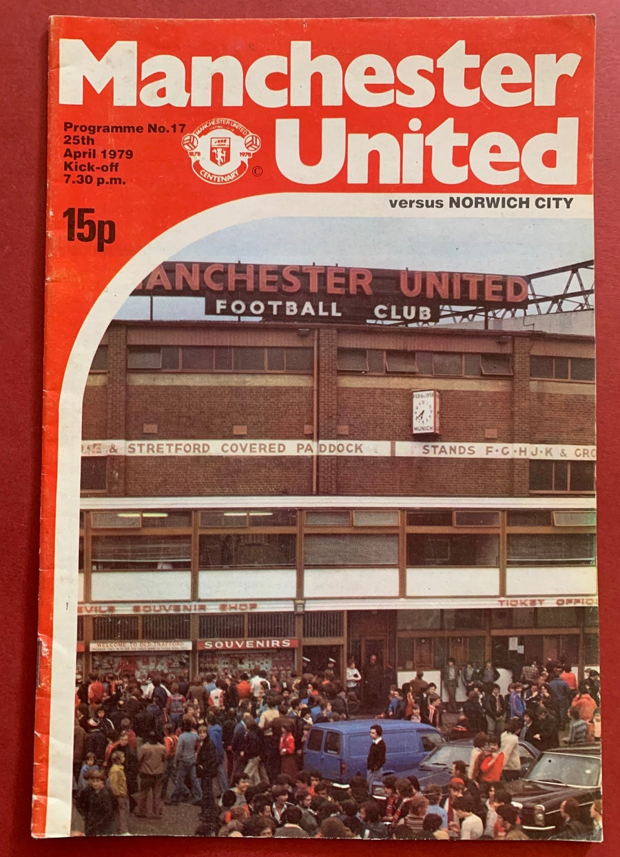 1979-25.4 - MANCHESTER UNITED VS NORWICH CITY