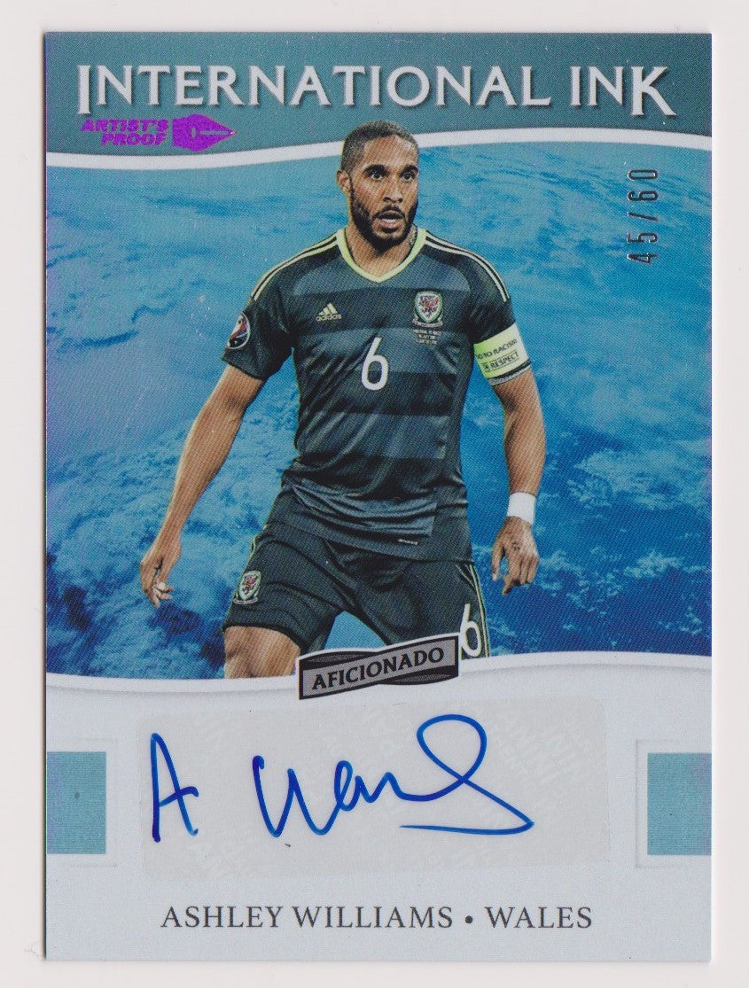 ASHLEY WILLIAMS - WALES - INTERNATIONAL INK #60