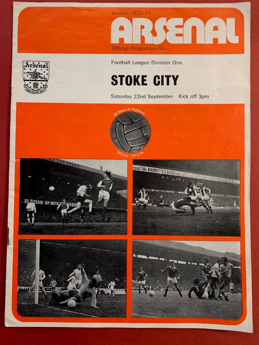 1973-22.9 - ARSENAL VS STOKE CITY
