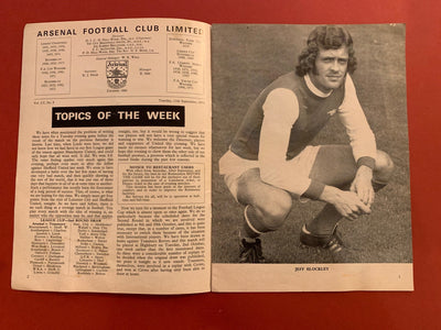 1973-11.9 - ARSENAL VS SHEFFIELD UNITED