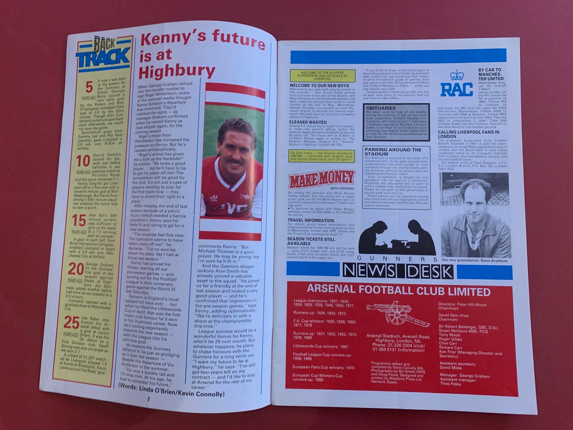 1987-15.8 - ARSENAL VS LIVERPOOL