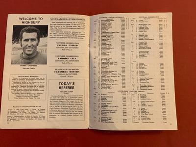1973-22.9 - ARSENAL VS STOKE CITY