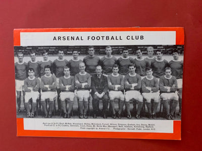 1967-3.3 - MANCHESTER UNITED VS ARSENAL - SOUVENIR PROGRAMME