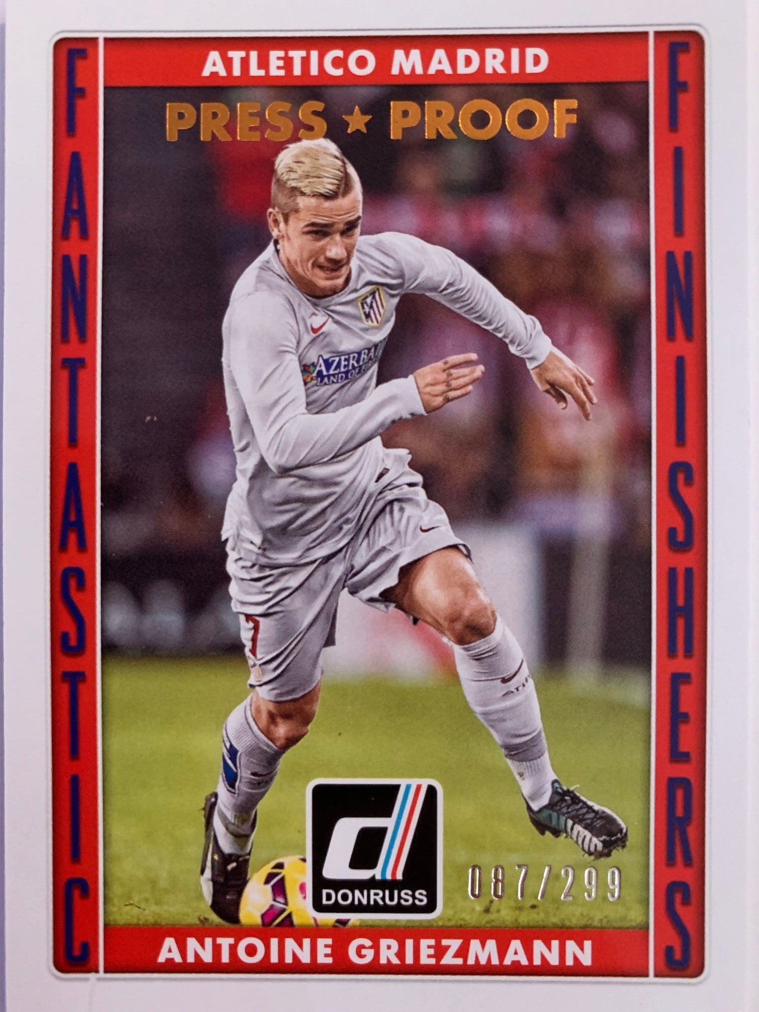 ANTOINE GRIEZMANN - ATLETICO MADRID - PANINI DONDRUSS - FANTASTIC FINISHERS #299