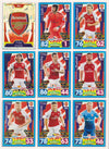 000. ARSENAL - KOMPLETT SETT MED TOPPS MATCH ATTAX PREMIER LEAGUE 2017/18