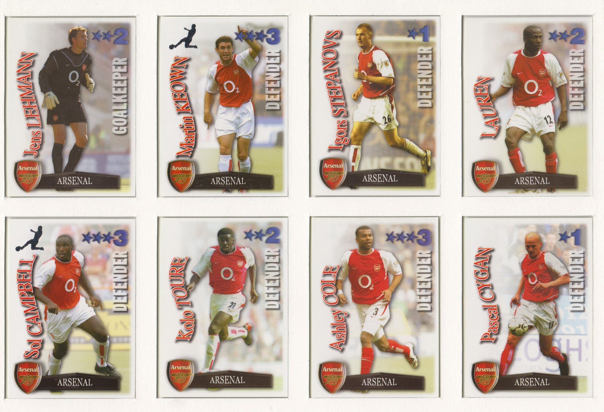 000. ARSENAL - SHOOT OUT PREMIER LEAGUE 2003/04