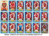 000. ARSENAL - KOMPLETT SETT MED TOPPS MATCH ATTAX PREMIER LEAGUE 2017/18