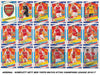 000. ARSENAL - KOMPLETT SETT MED TOPPS MATCH ATTAX CHAMPIONS LEAGUE 2016/17