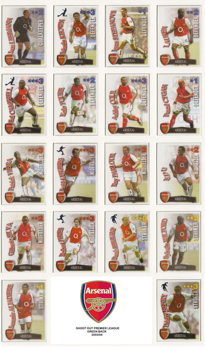 000. ARSENAL - SHOOT OUT PREMIER LEAGUE 2003/04