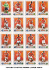 000. ARSENAL - KOMPLETT SETT MED FOTBALLKORT FRA MATCH ATTAX 2008/09