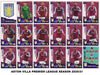 000. ASTON VILLA KOMPLETT LAGSETT PANINI ADRENALYN PREMIER LEAGUE 2020/21