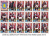 000. ASTON VILLA - KOMPLETT SETT MED TOPPS MATCH ATTAX PREMIER LEAGUE 2015/16