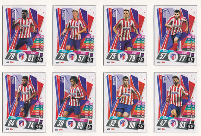 ATLETICO MADRID KOMPLETT SETT MED TOPPS CHAMPIONS LEAGUE 2020/21