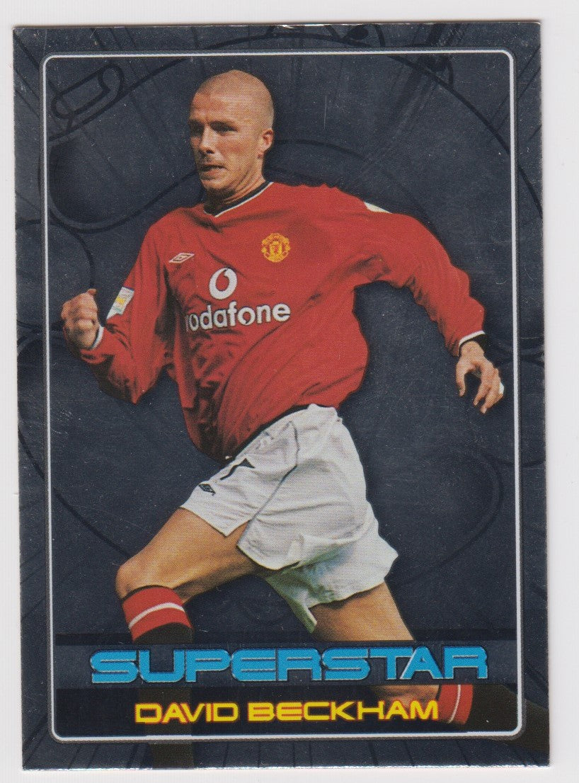 S04. DAVID BECKHAM - MANCHESTER UNITED - SUPERSTAR - SILVER INSERT
