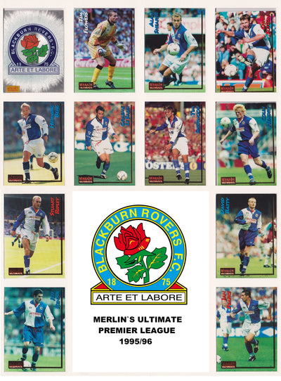 000. BLACKBURN - KOMPLETT SETT MERLIN`S ULTIMATE 1995/96