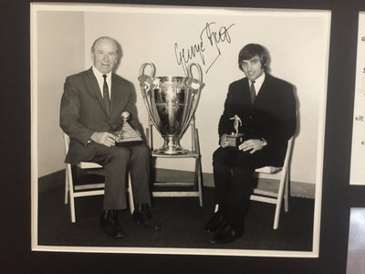 GEORGE BEST - SIGNERT BILDE MED EKTEHETSBEVIS/COA
