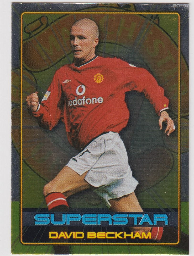 S04. DAVID BECKHAM - MANCHESTER UNITED - SUPERSTAR - GOLD INSERT