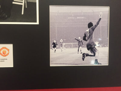 GEORGE BEST - SIGNERT BILDE MED EKTEHETSBEVIS/COA