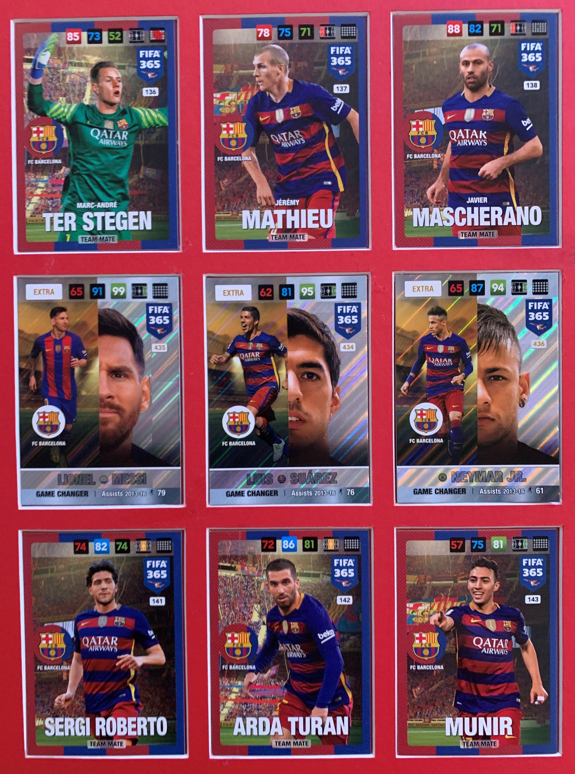 000. FC BARCELONA SETT FRA FIFA 2017 - MED SPESIALKORT AV MSN