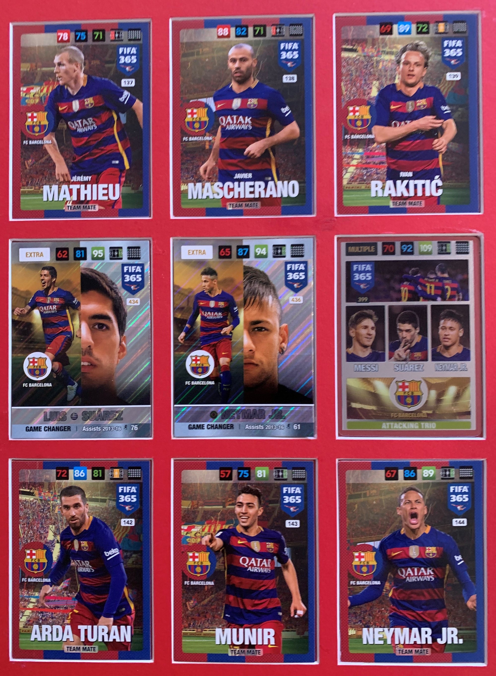 000. FC BARCELONA SETT FRA FIFA 2017 - MED SPESIALKORT AV MSN