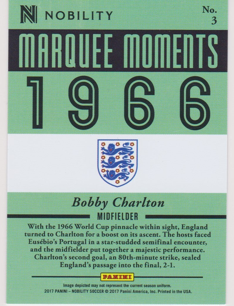 MM 003 - BOBBY CHARLTON - ENGLAND - MARQUEE MOMENTS