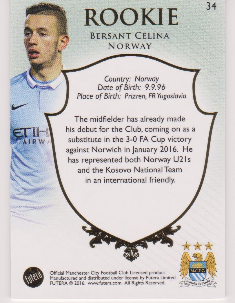 034. BERSANT CELINA - ROOKIE - MANCHESTER CITY