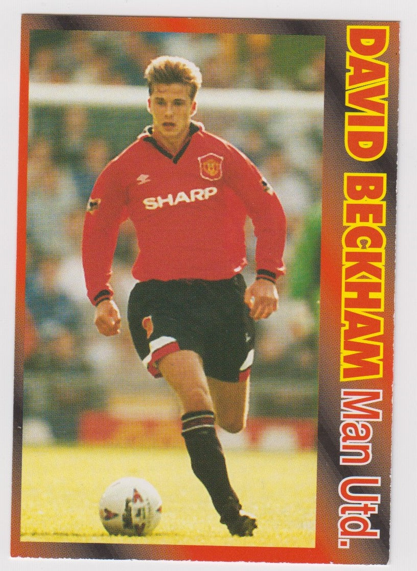 062. DAVID BECKHAM - MANCHESTER UNITED - FIRST CARD ROOKIE