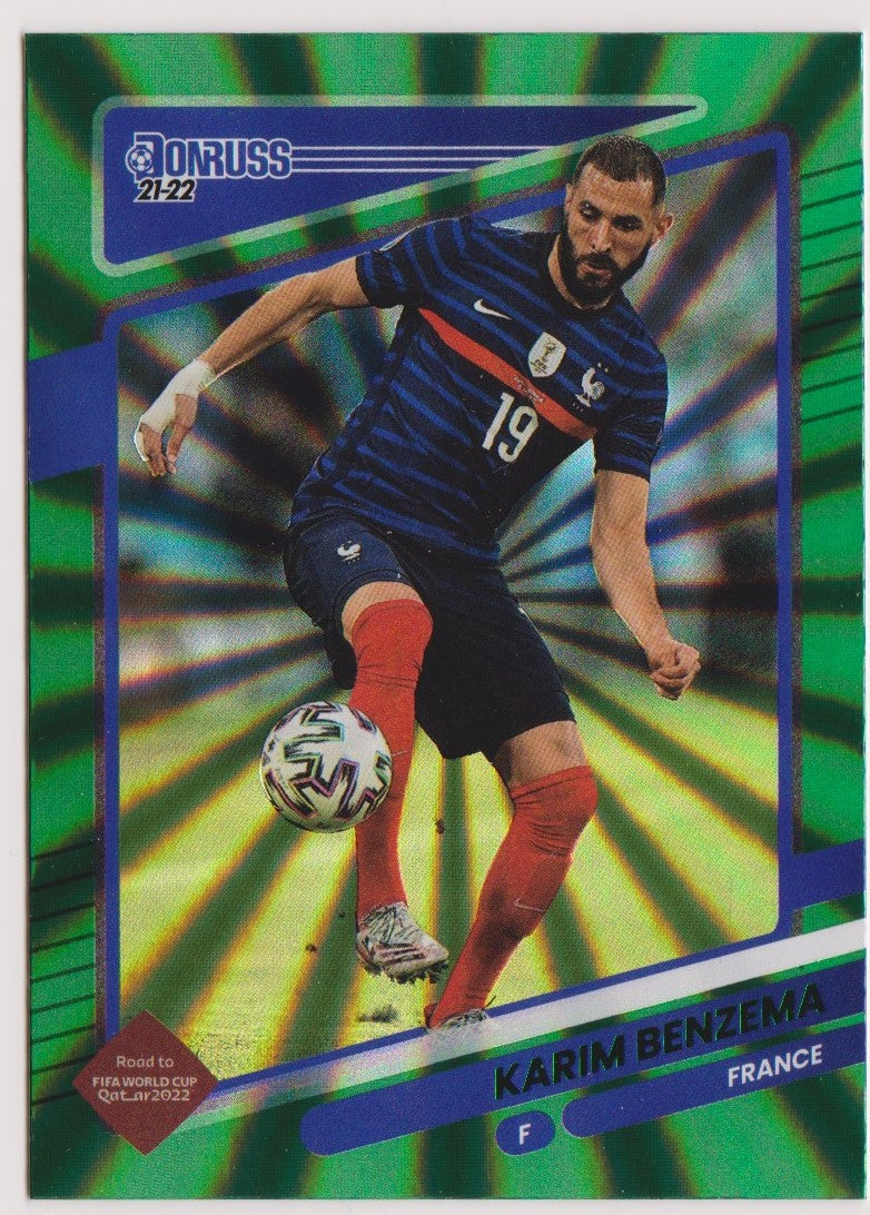 064. KARIM BENZEMA - FRANCE - HOLO GREEN LAZER #349