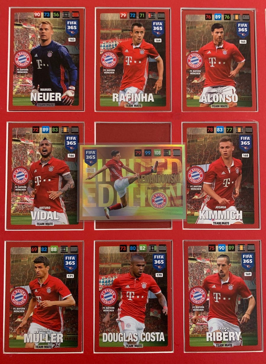 000. BAYERN MUNCHEN KOMPLETT SETT TEAM-MATES INKL LE LEWANDOWSKI