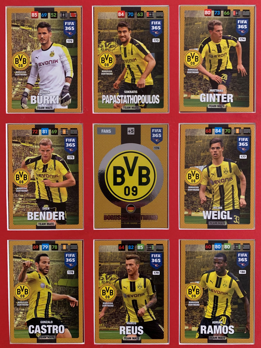 000. BORUSSIA DORTMUND KOMPLETT SETT TEAM-MATES INKL CLUB BADGE