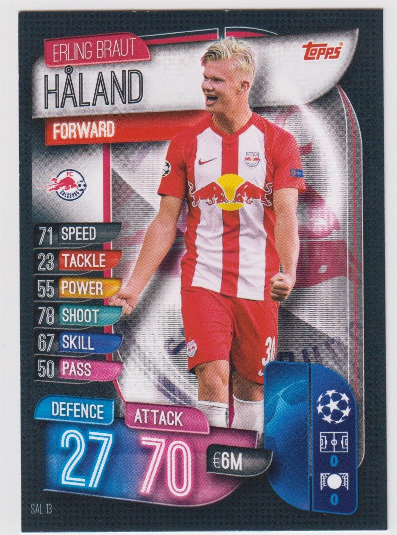 SAL- 013. ERLING BRAUT HAALAND - FC SALZBURG - FIRST CARD ROOKIE