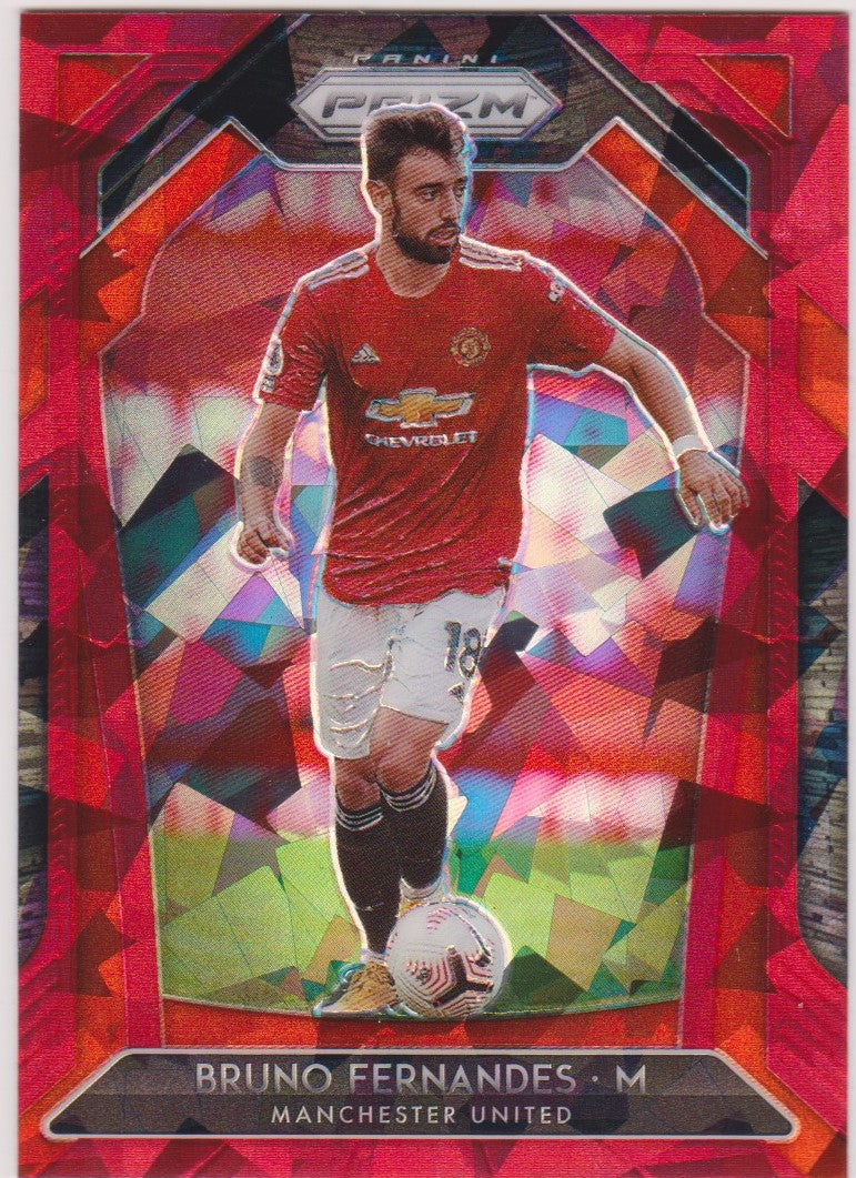 012. BRUNO FERNANDES - MANCHESTER UNITED - RED ICE PRIZM