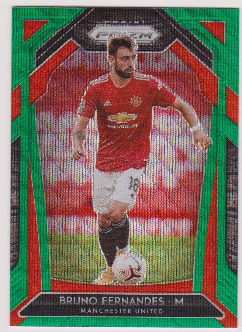 012. BRUNO FERNANDES - MANCHESTER UNITED - GREEN WAVE PRIZM