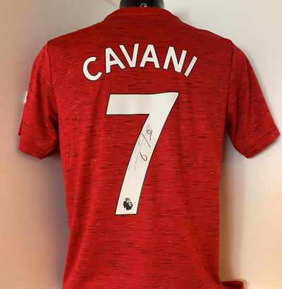EDINSON CAVANI - SIGNERT DRAKT MED EKTEHETSBEVIS/COA