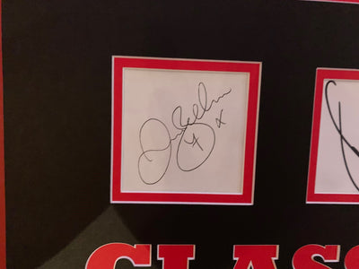 CLASS OF 92 - MULTISIGNERT MONTASJE MED EKTEHETSBEVIS/COA